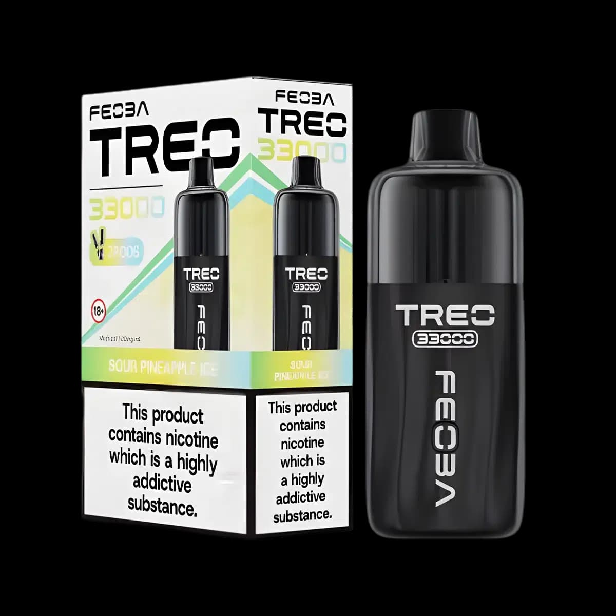 Sour Pineapple Ice-Feoba Treo 33K Vape Kit