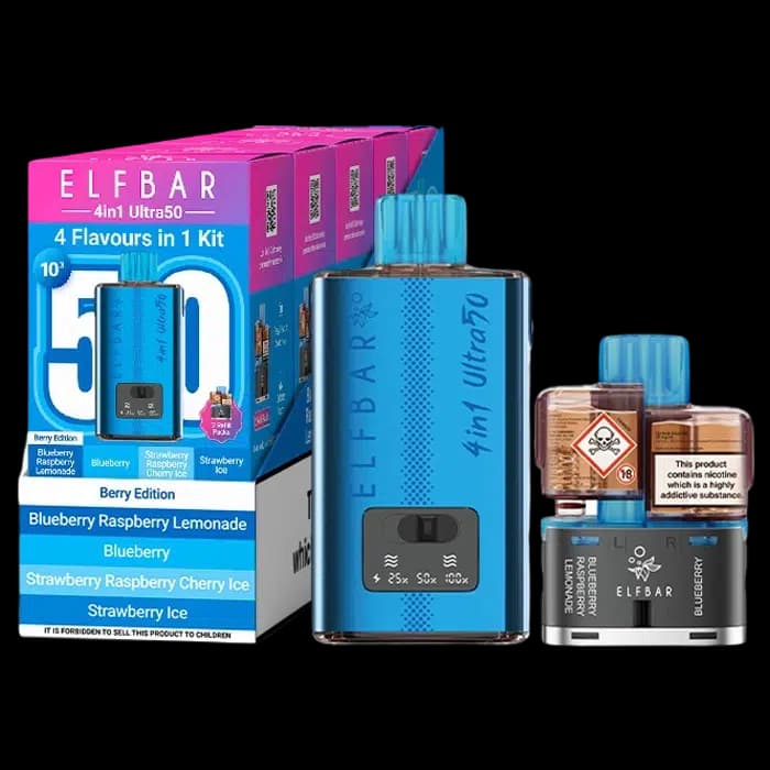 Berry Edition-Elf Bar 4in1 Ultra50 Vape Kit