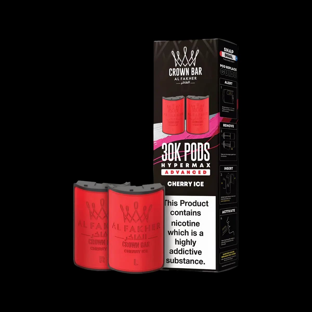 Cherry Ice-Al Fakher 30K Hypermax Refill Pods