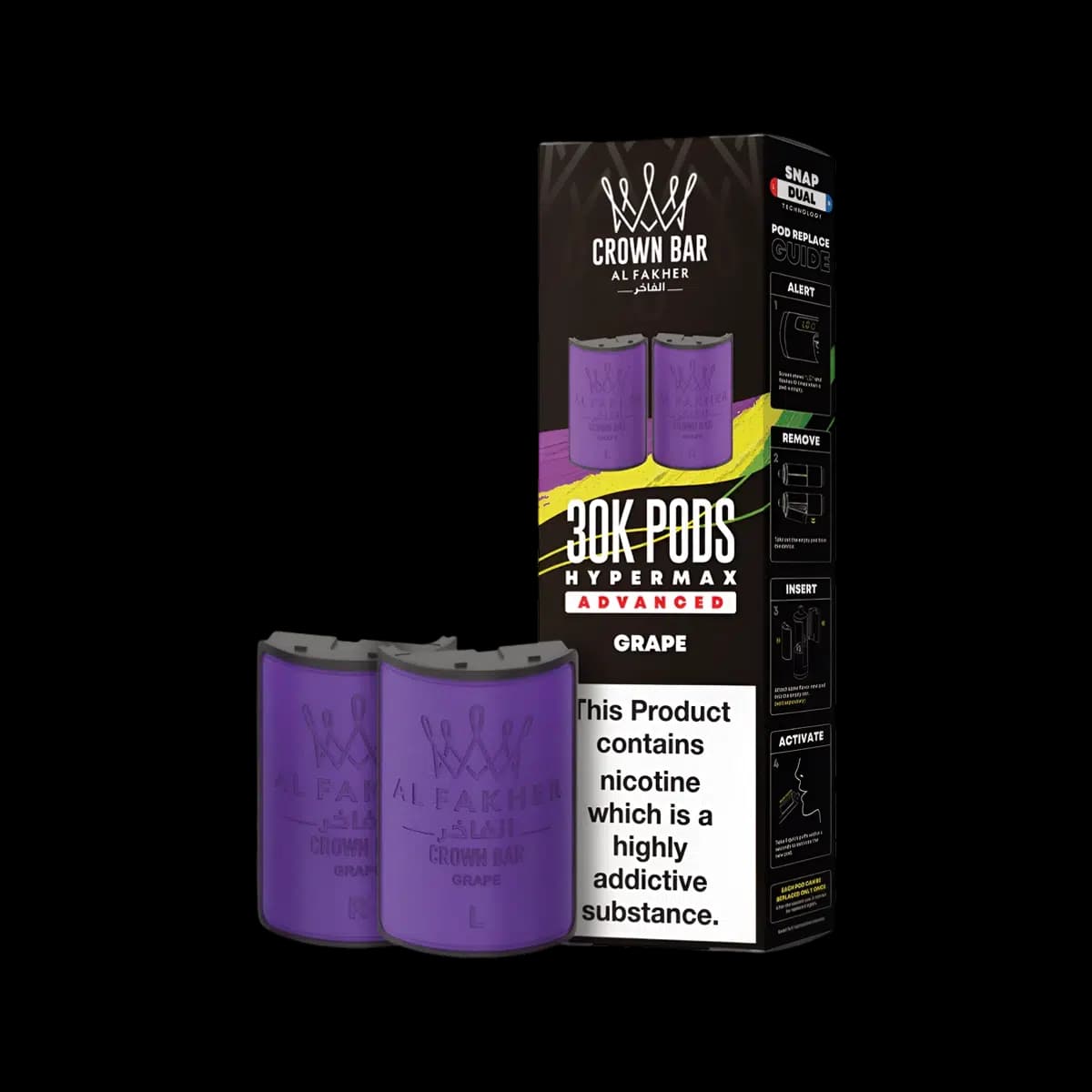 Grape-Al Fakher 30K Hypermax Refill Pods