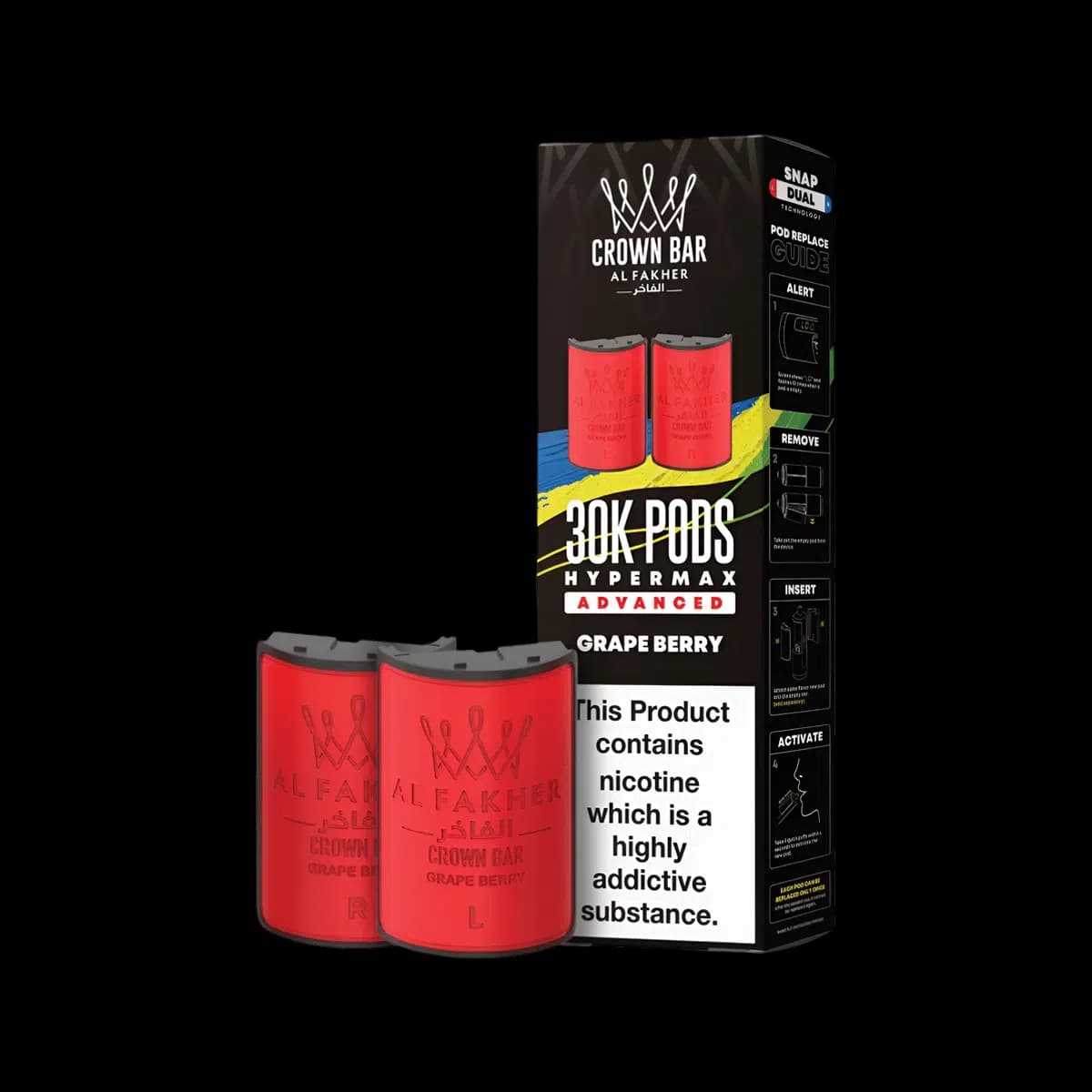 Grape Berry-Al Fakher 30K Hypermax Refill Pods