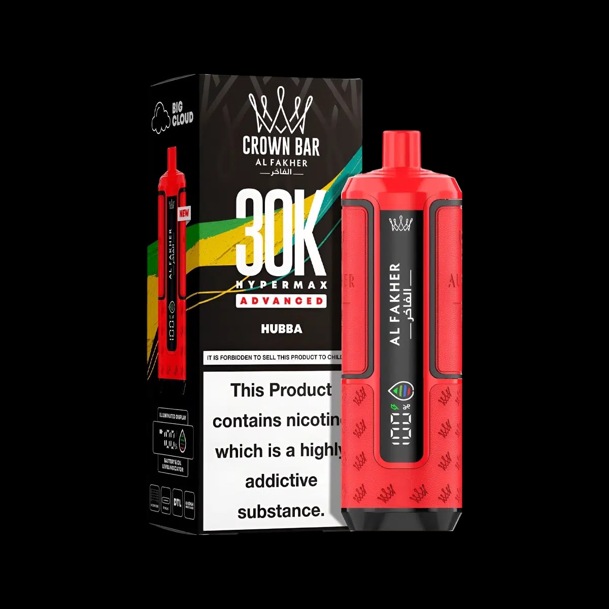 Al Fakher 30K Hypermax Prefilled Vape Kit - Hubba - Disposable Vapes
