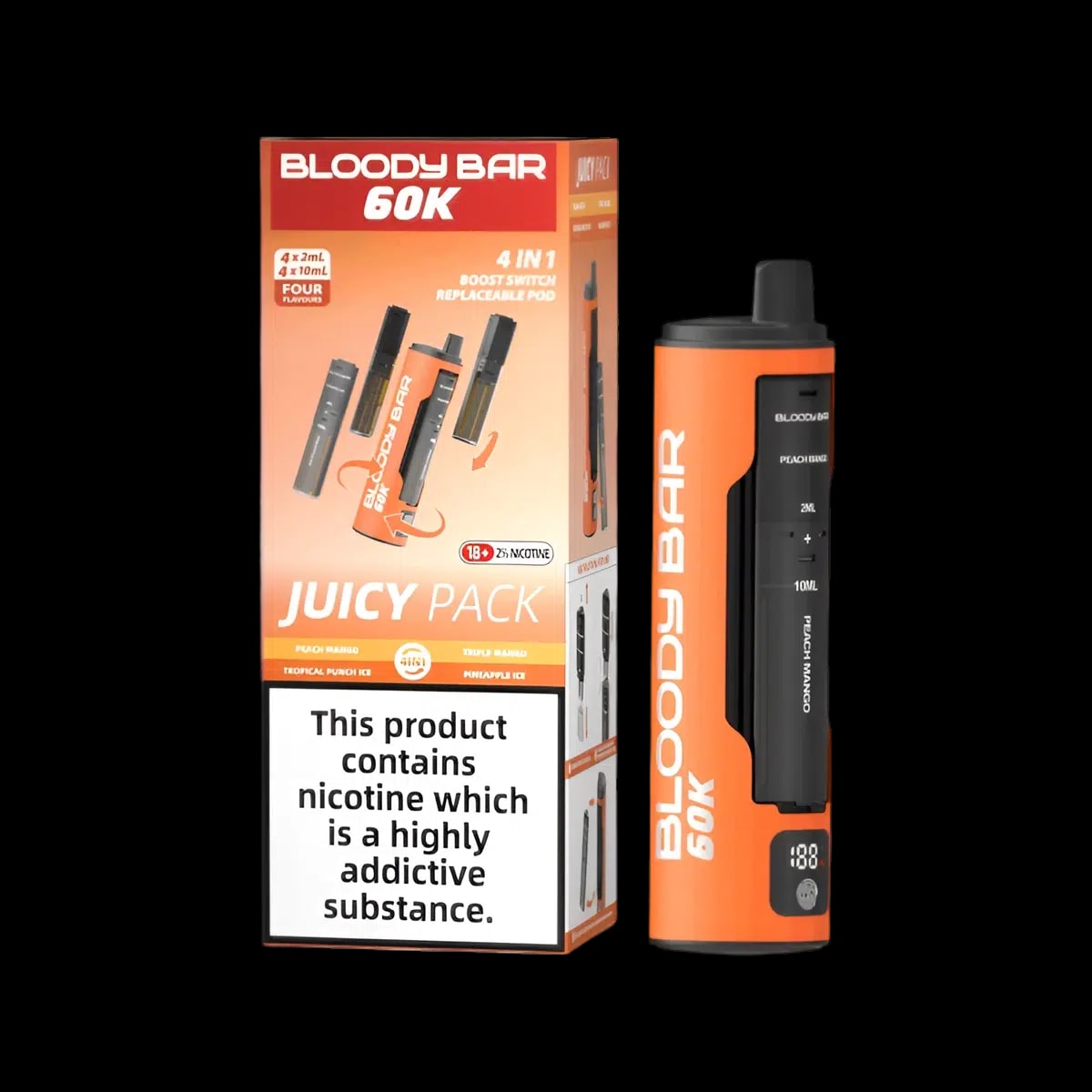 Bloody Bar 60k Prefilled Vape Kit - Juicy Pack - Disposable Vapes