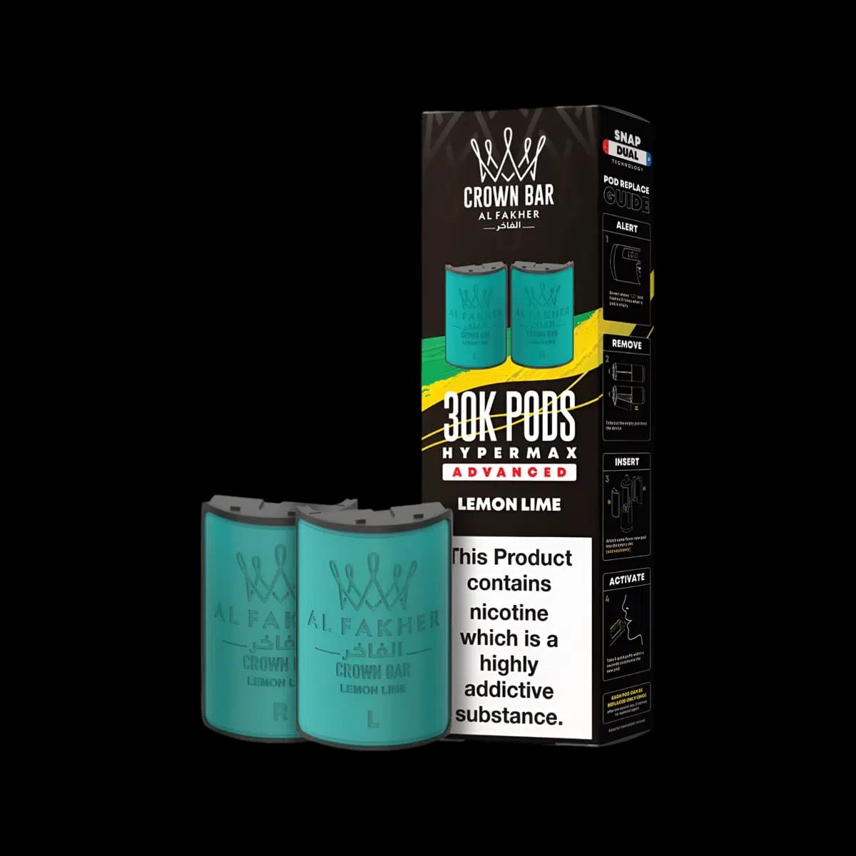 Lemon Lime-Al Fakher 30K Hypermax Refill Pods