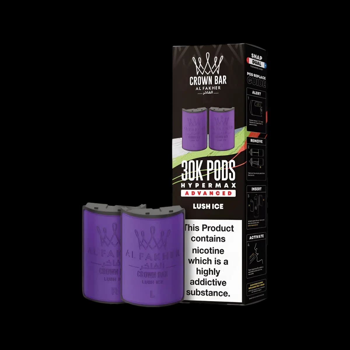 Lush Ice-Al Fakher 30K Hypermax Refill Pods