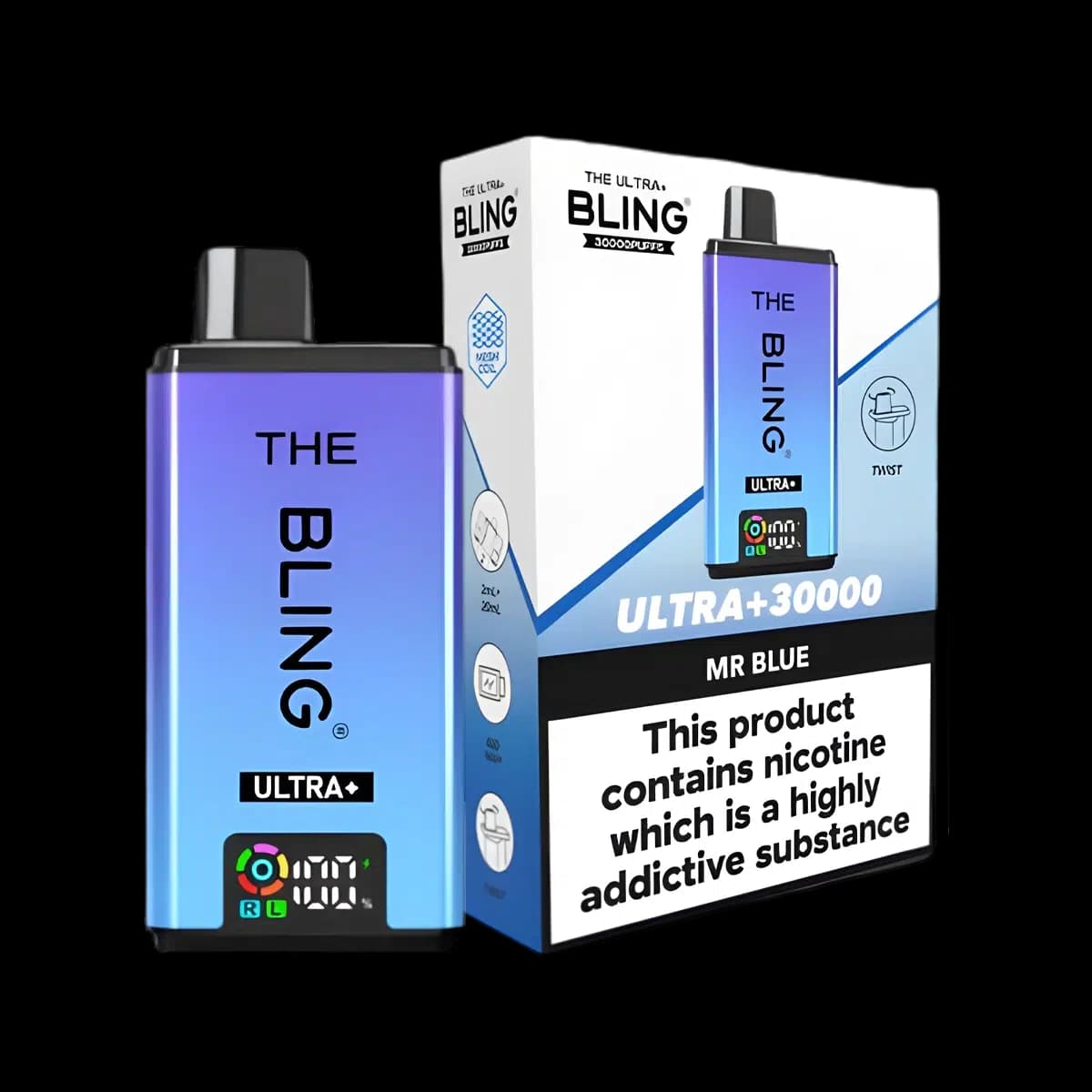 Mr Blue-THE BLING ULTRA PLUS 30K PREFILLED VAPE KIT