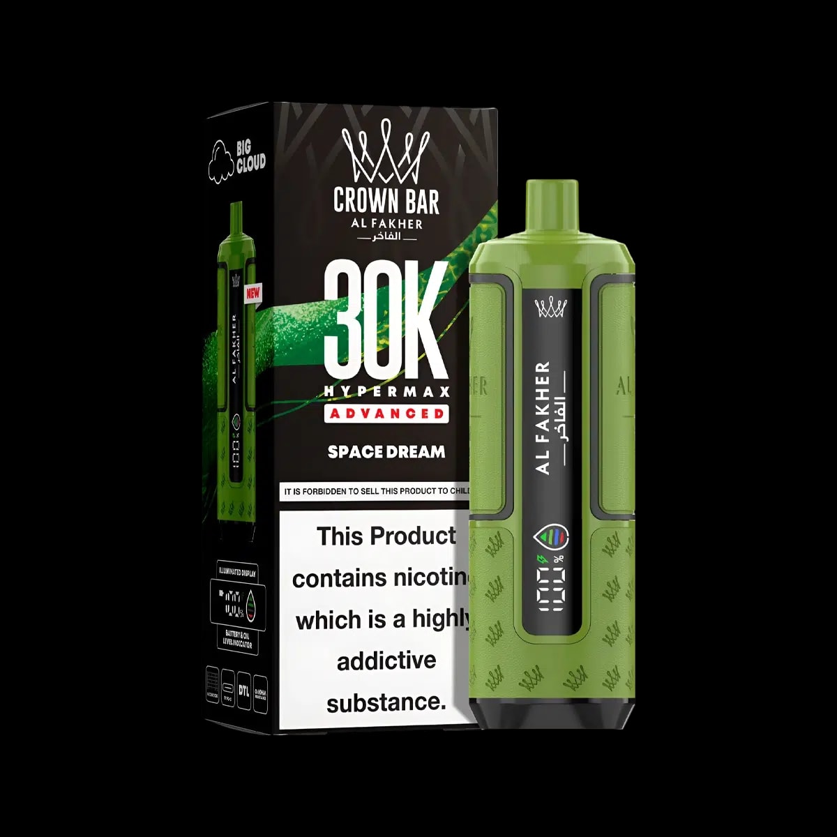 Al Fakher 30K Hypermax Prefilled Vape Kit - Space Dream - Disposable Vapes