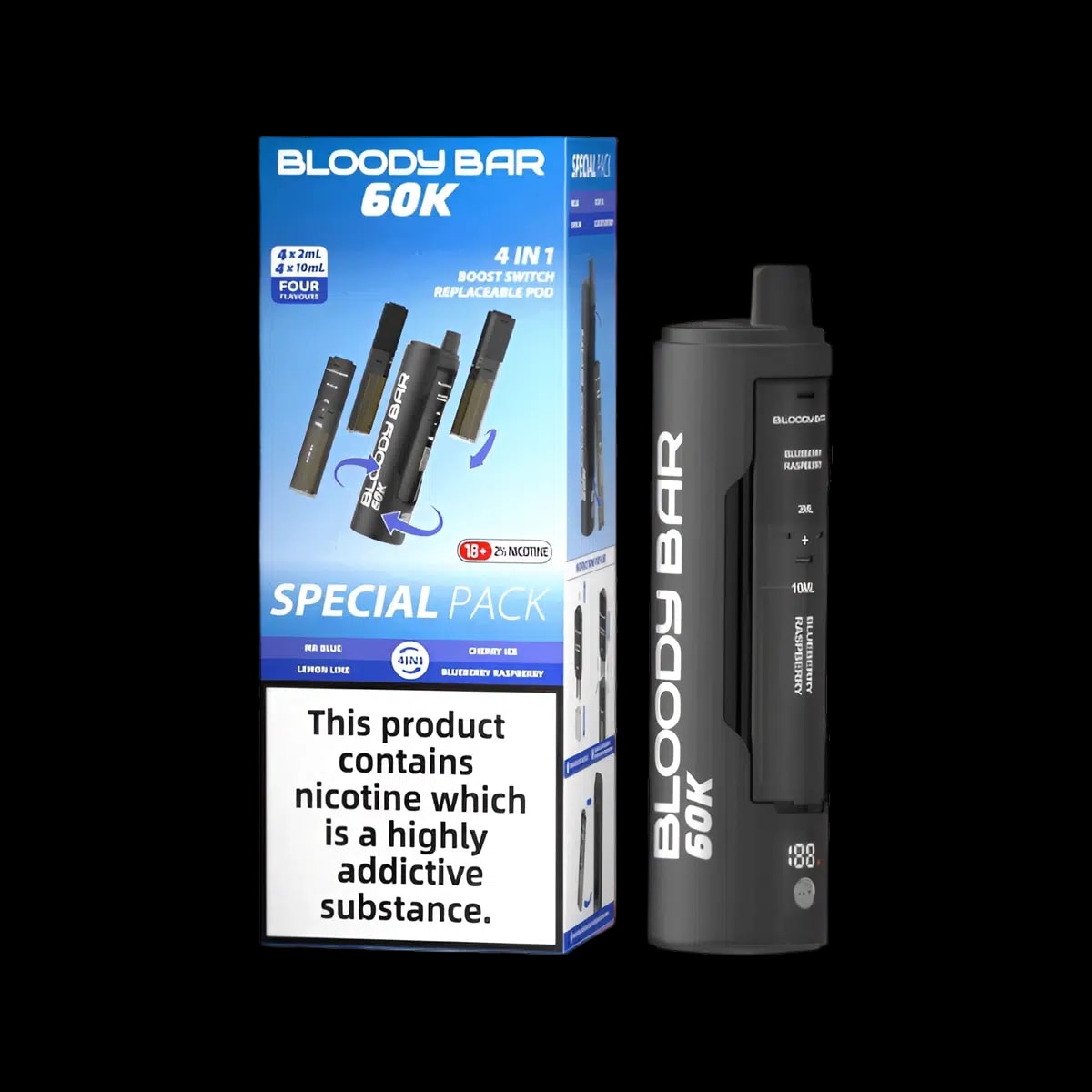 Bloody Bar 60k Prefilled Vape Kit - Special Pack - Disposable Vapes