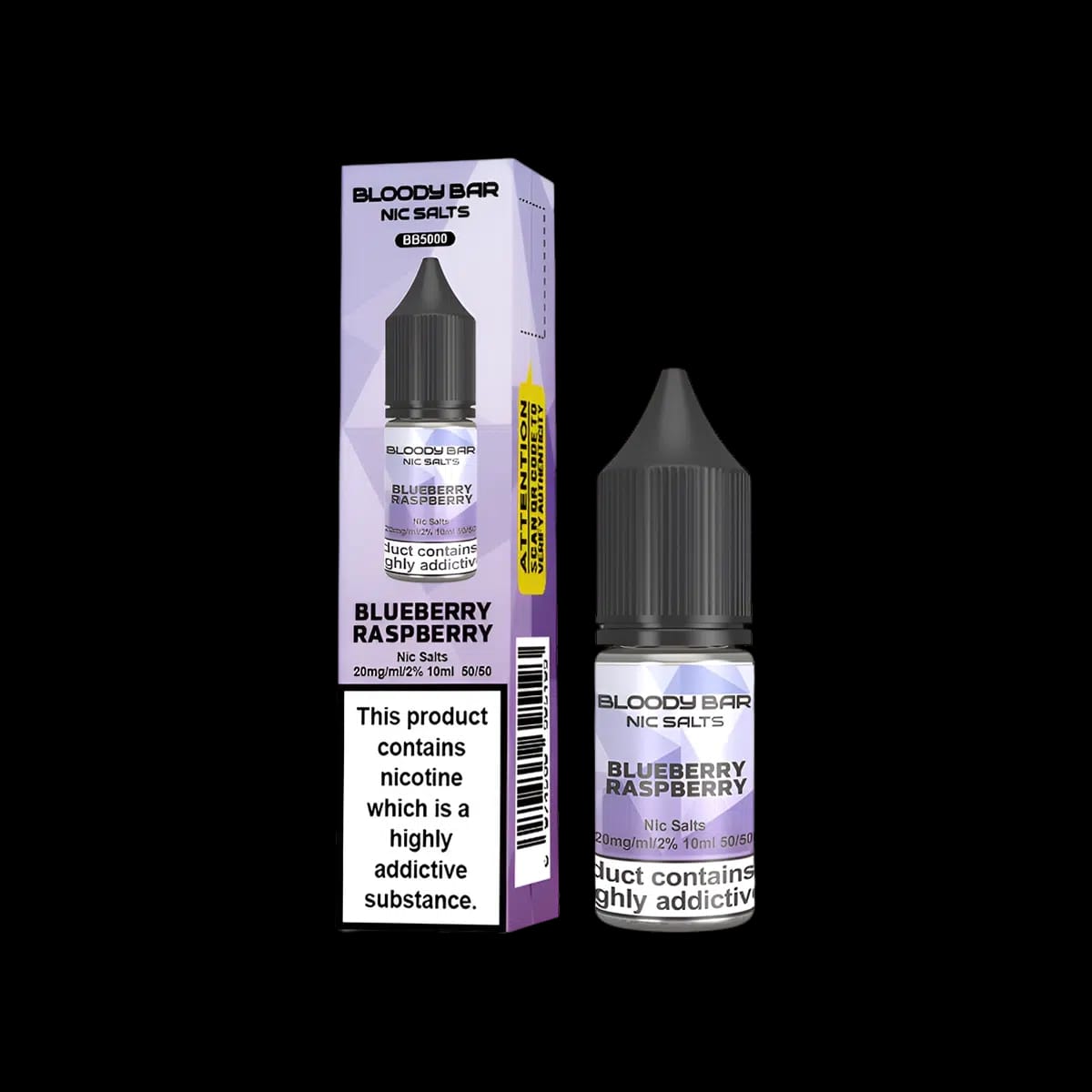 Blueberry Raspberry Nic Salt E-Liquid Bloody Bar