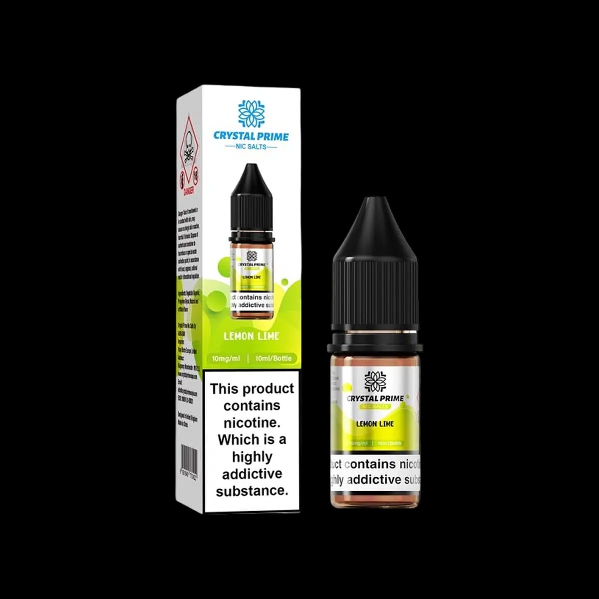 Lemon Lime Nic Salt E-Liquid Crystal Prime