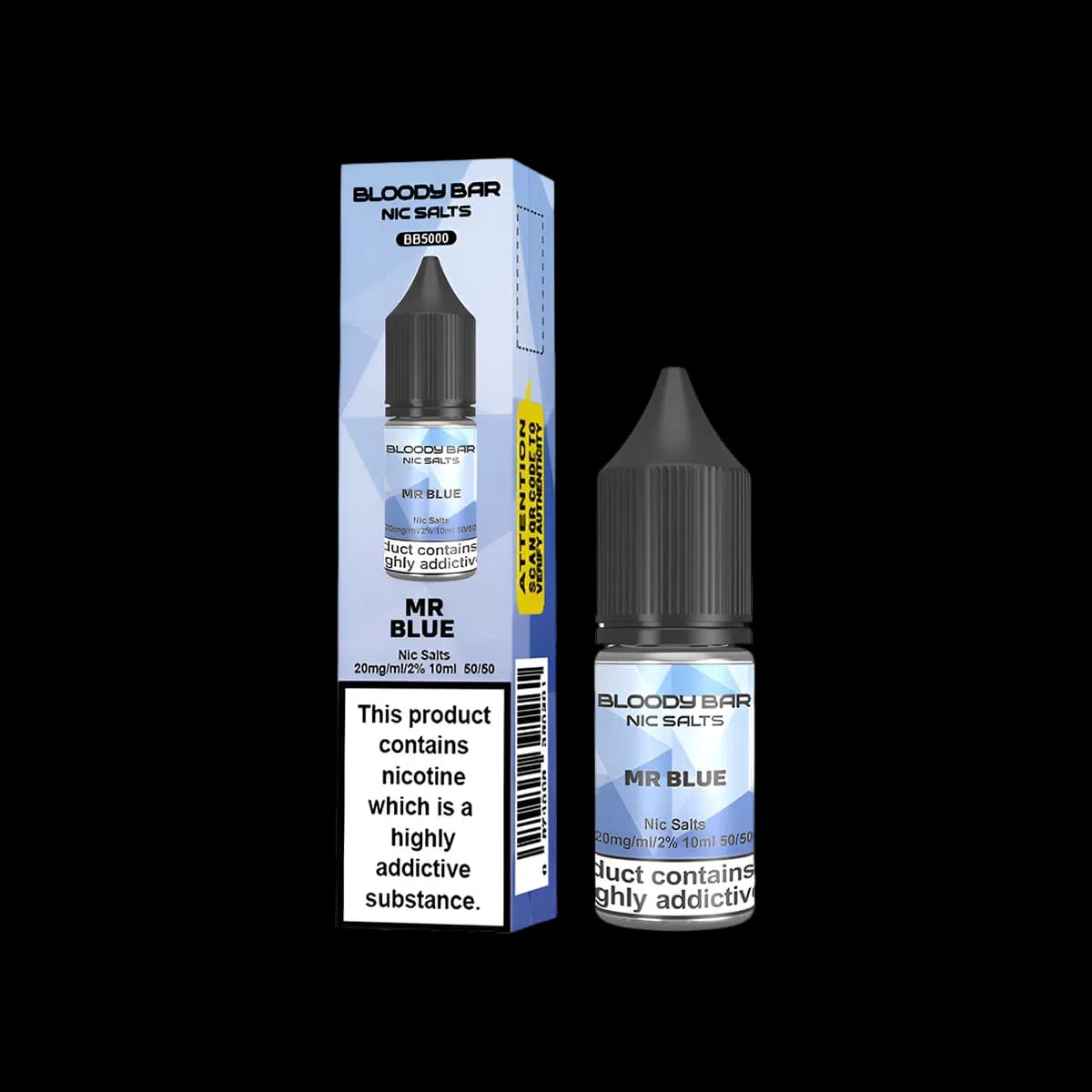 Mr Blue Nic Salt E-Liquid by Bloody Bar - 10mg E-Liquid