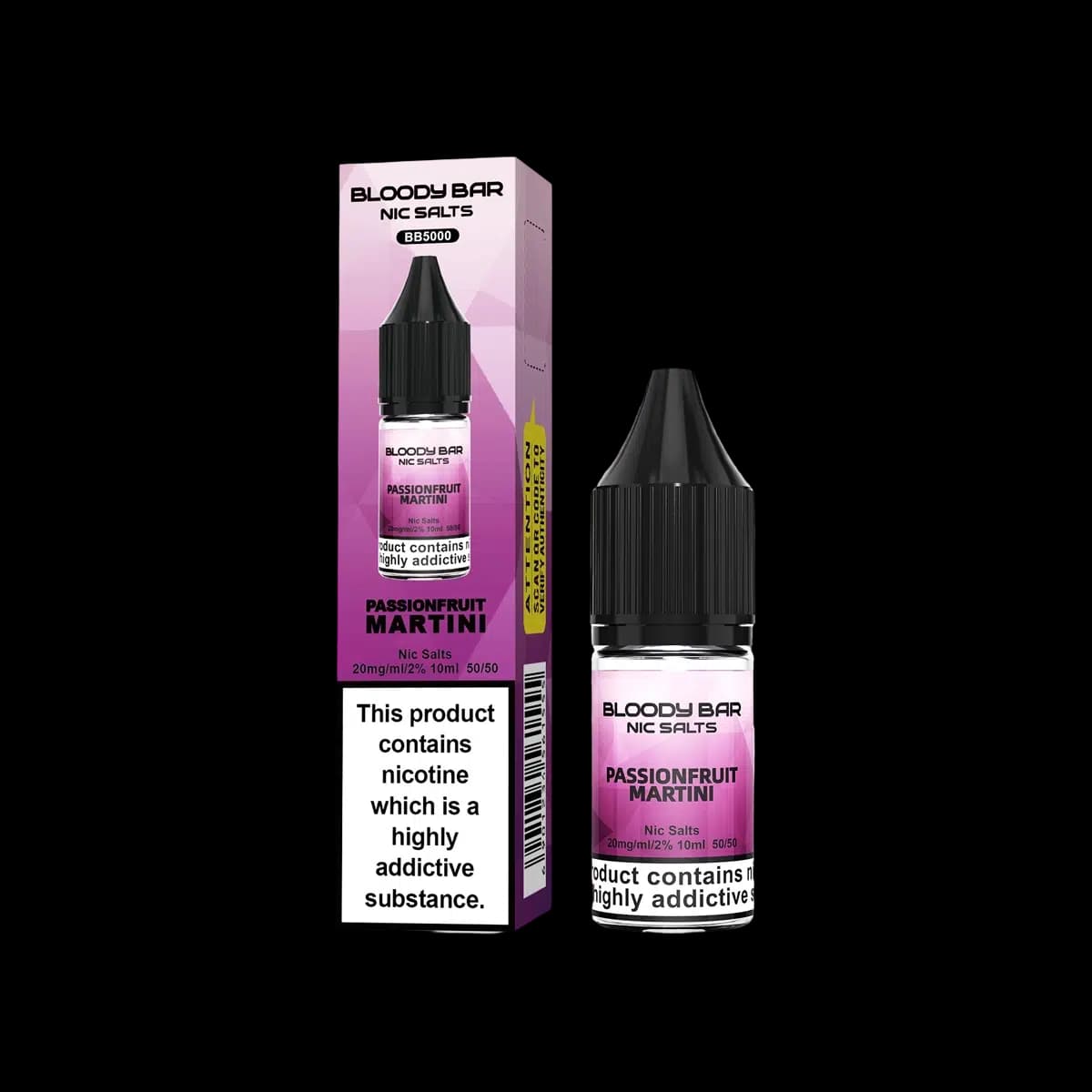 Passionfruit Martini Nic Salt E-Liquid by Bloody Bar - 10mg E-Liquid
