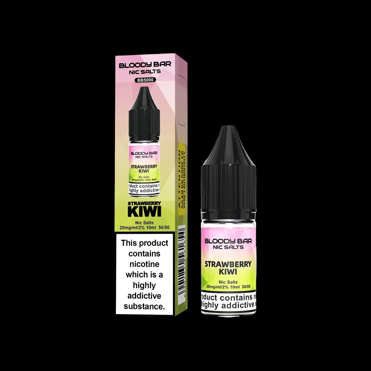 Strawberry Kiwi Nic Salt E-Liquid Bloody Bar