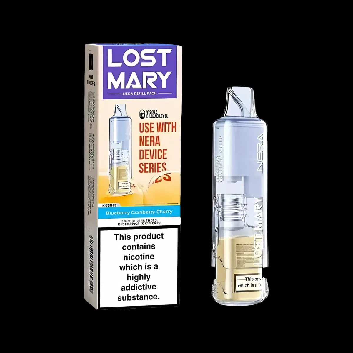 Blueberry Cranberry Cherry - Lost Mary Nera15K Pureview Prefilled Pod Refill Container