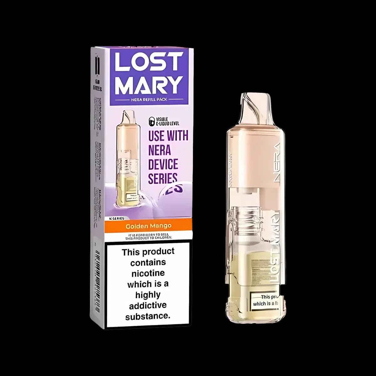 Golden Mango - Lost Mary Nera15K Pureview Prefilled Pod Refill Container