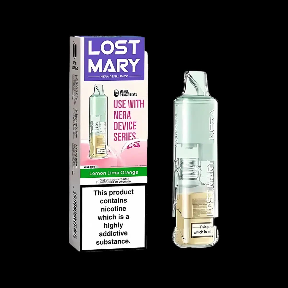 Lemon Lime Orange - Lost Mary Nera15K Pureview Prefilled Pod Refill Container