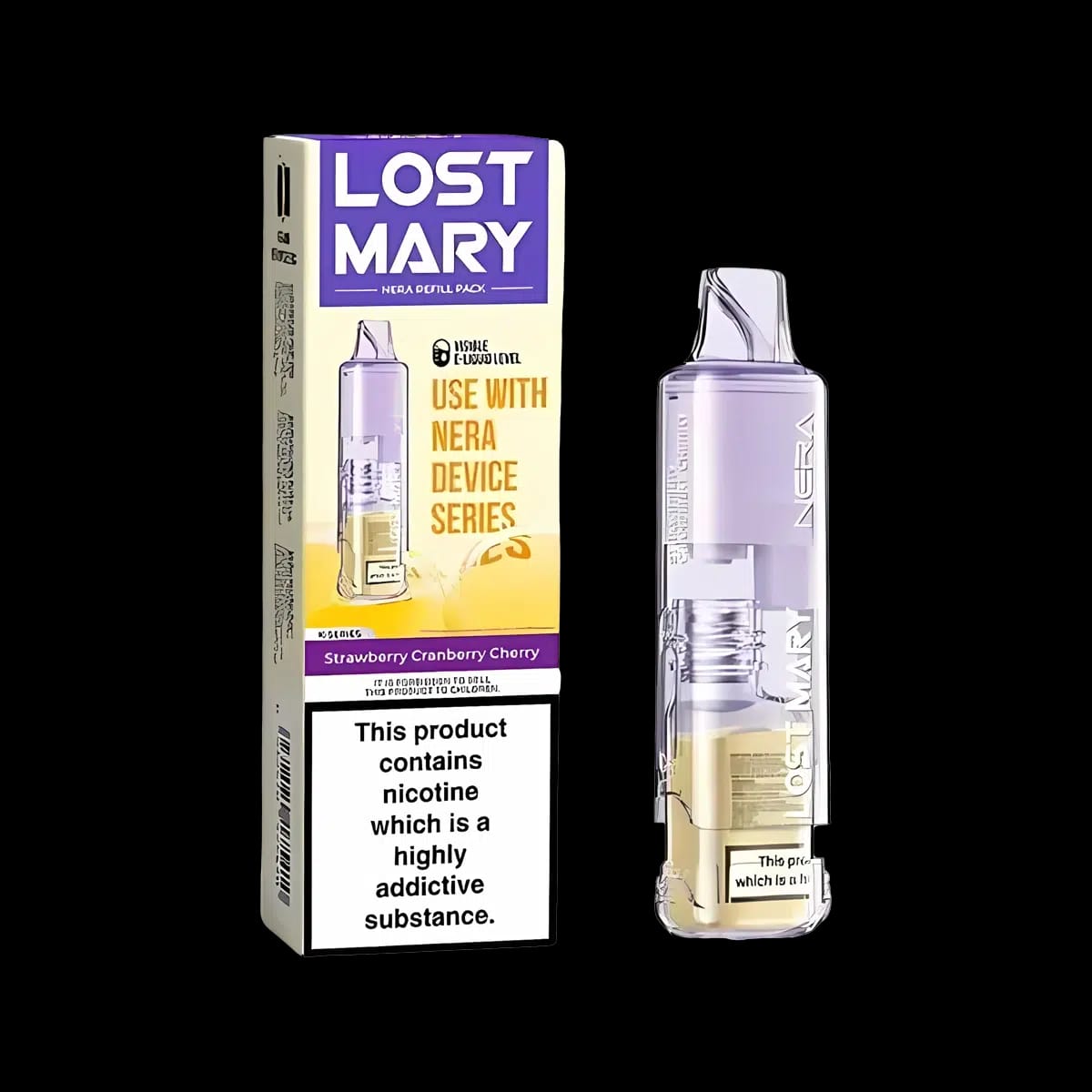 Strawberry Cranberry Cherry - Lost Mary Nera15K Pureview Prefilled Pod Refill Container