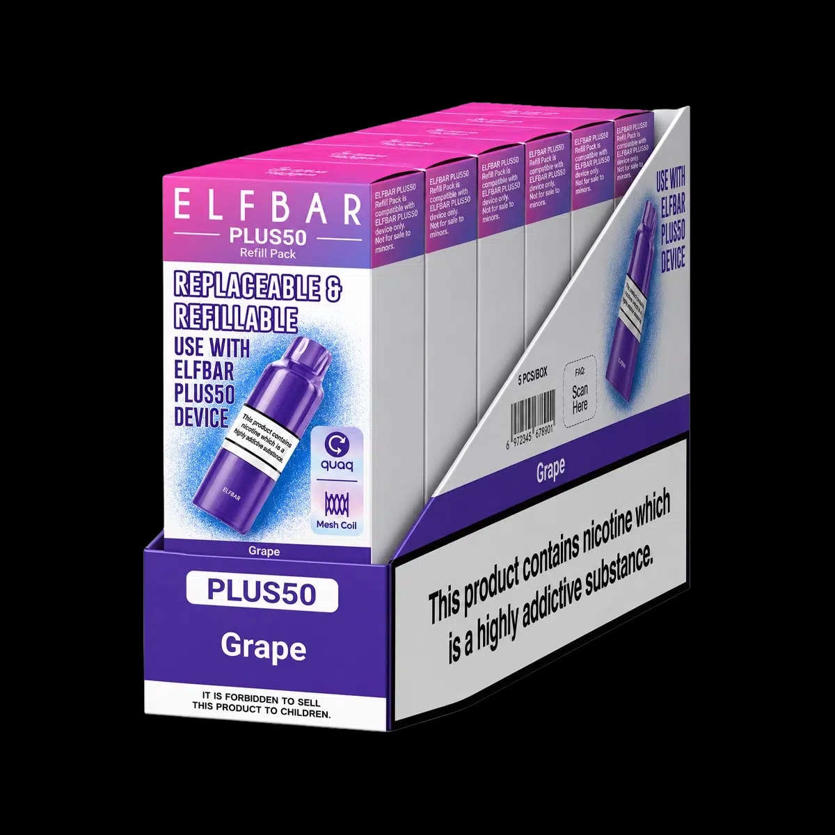 Elf Bar Plus Series Prefilled Pod and Refill Container
