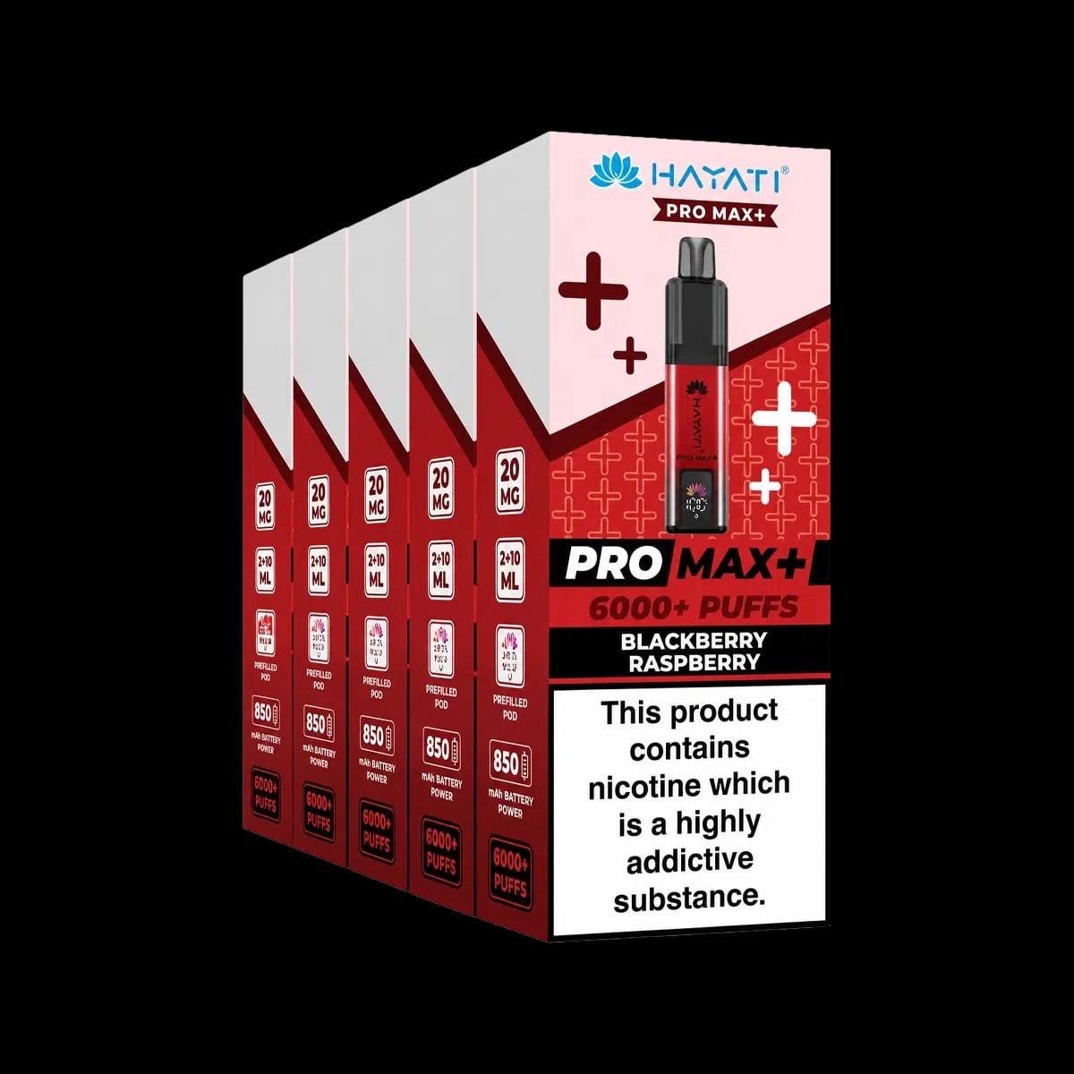 Hayati Pro Max Plus 6000 Prefilled Pod Kit Box of 5