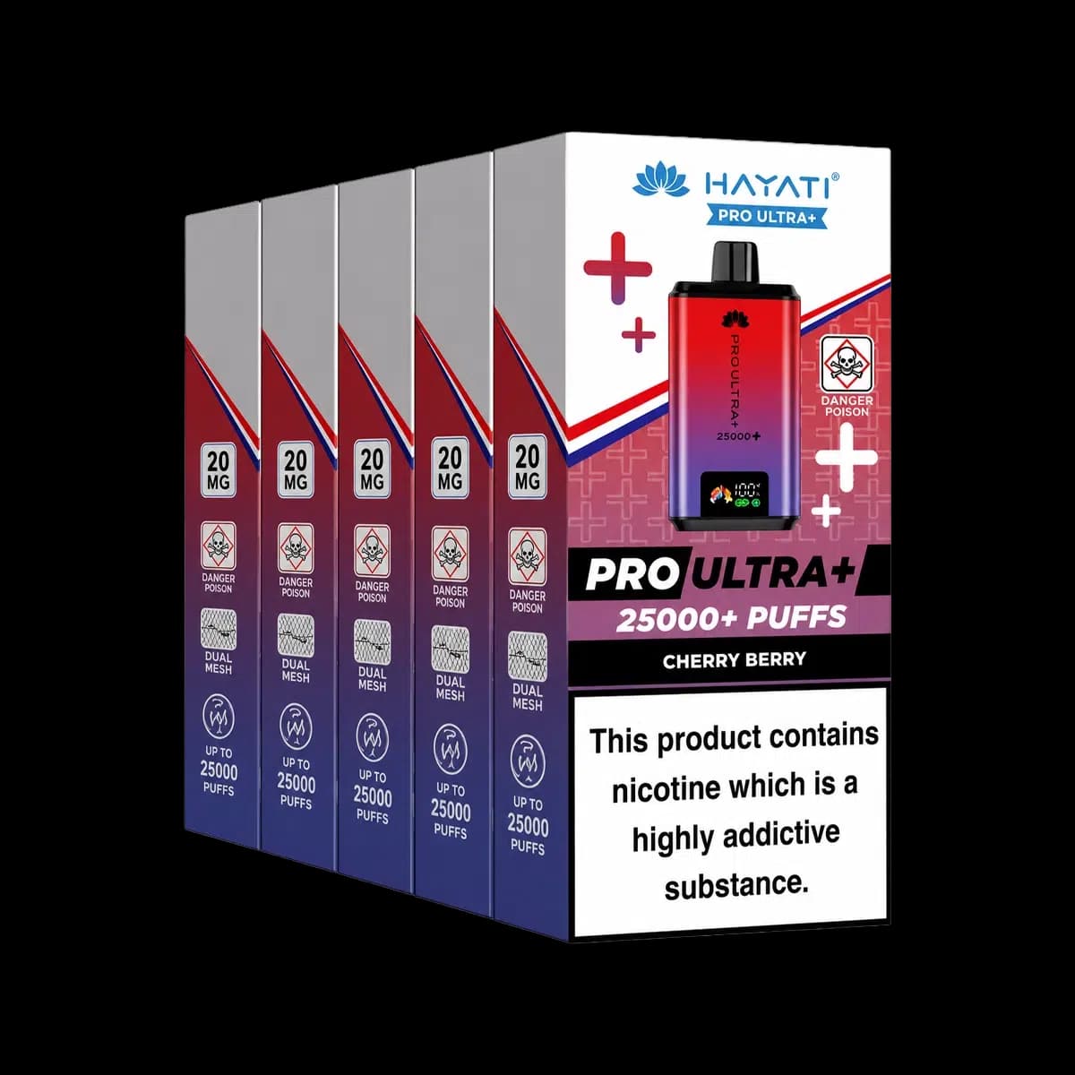 Hayati Pro Ultra Plus 25000 Prefilled Pod Kit Box of 5