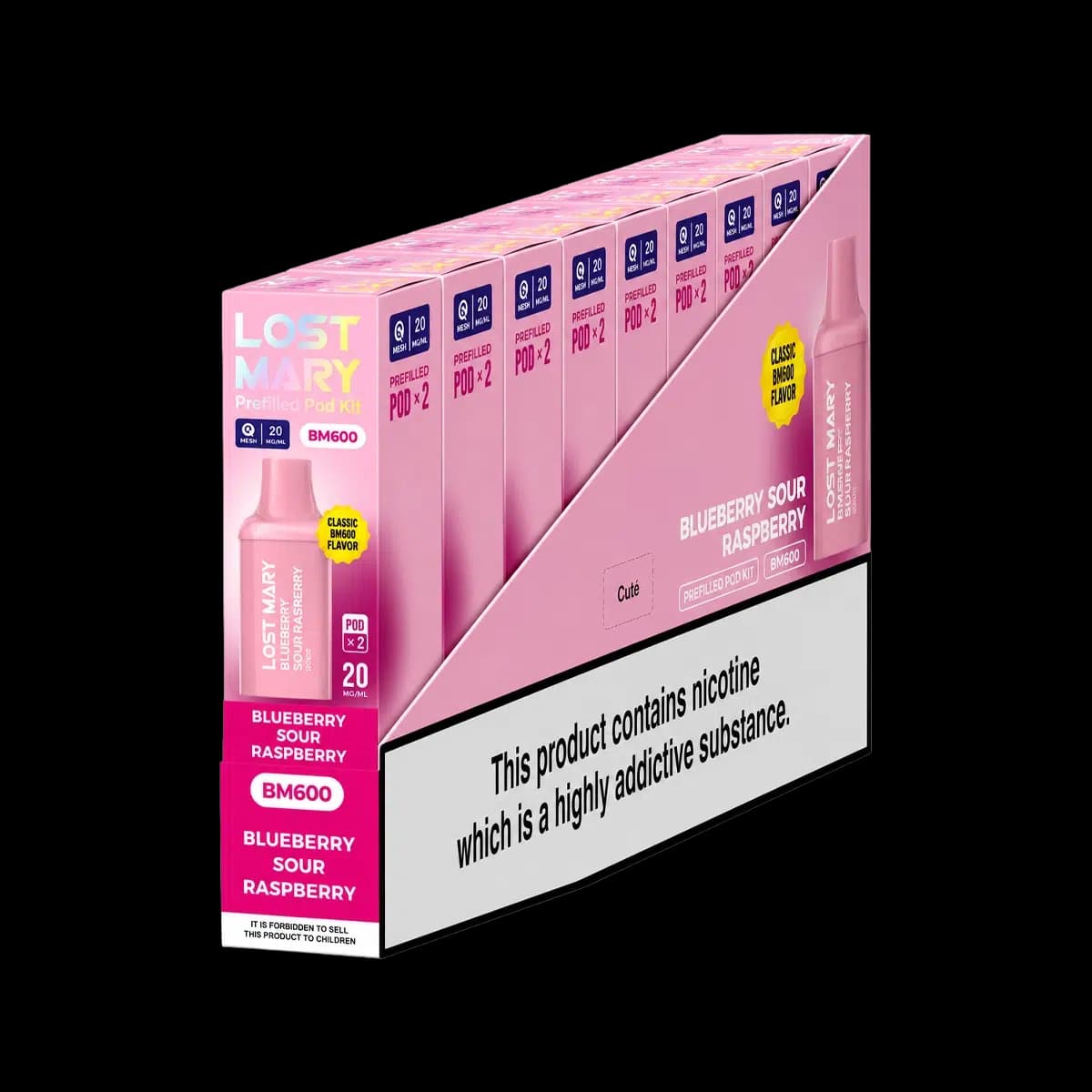 Lost Mary BM600 Prefilled Pod Kit Box of 10