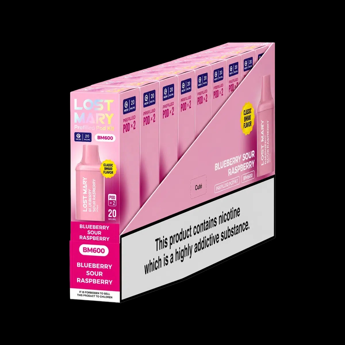 Lost Mary BM600 Prefilled Pod Kit Box of 10