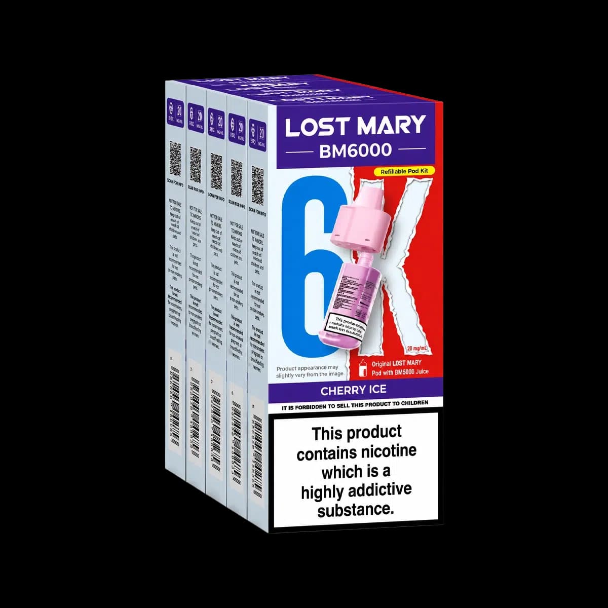 Lost Mary BM6000 Prefilled Pod Kit Box of 5