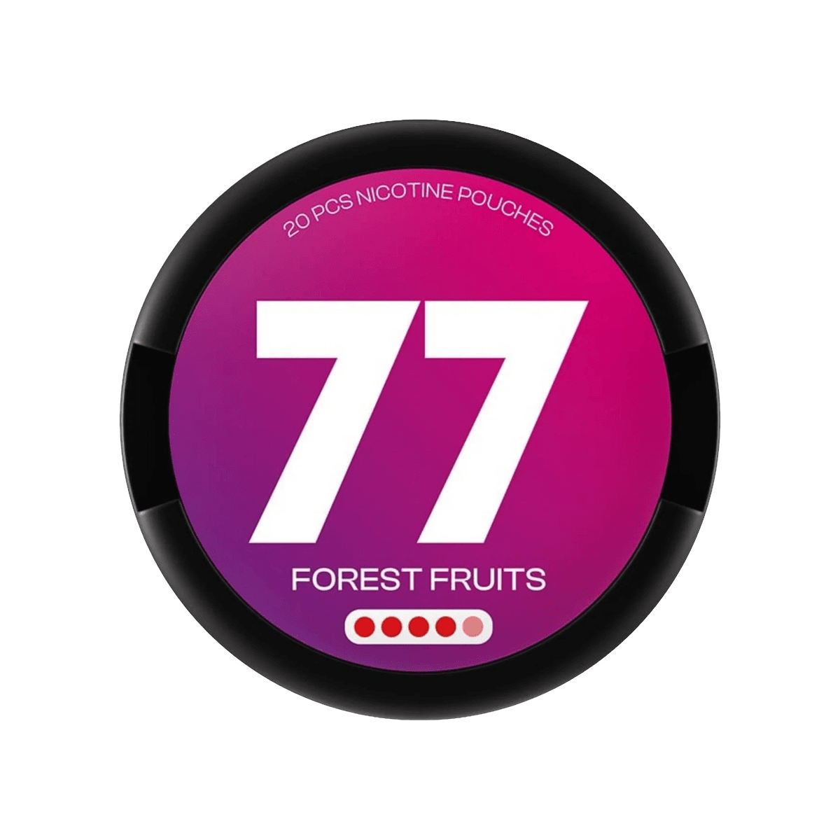 77 Forest Fruits Nicotine Pouches tin