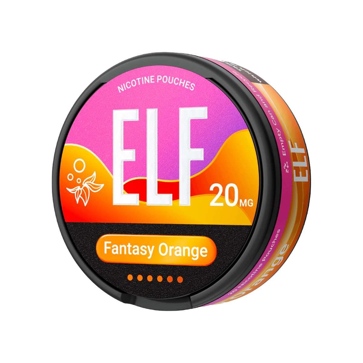 Elf Fantasy Orange Nicotine Pouches tin