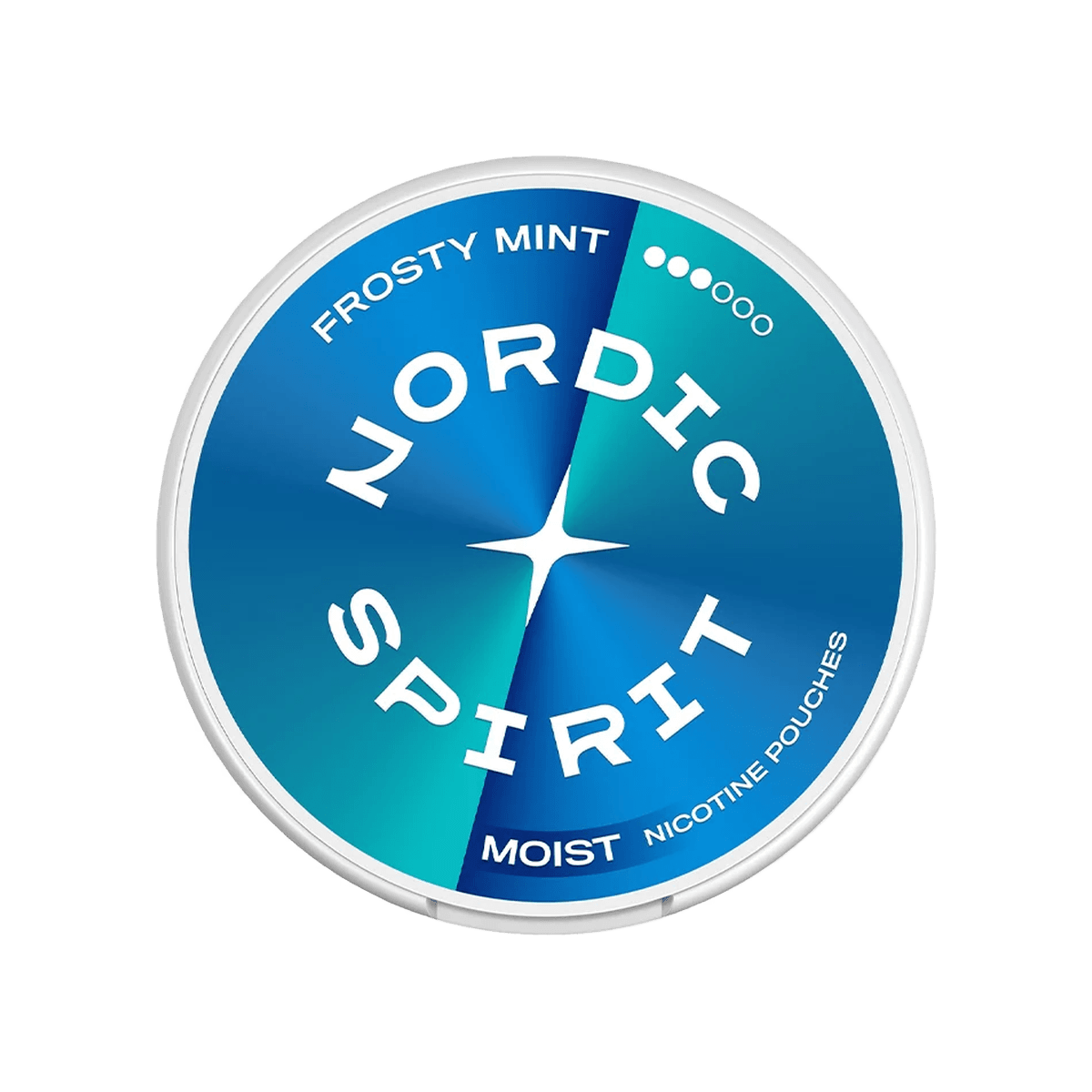 Frosty Mint Nicotine Pouches by Nordic Spirit tin