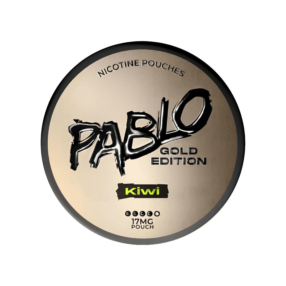 Pablo Gold Edition Kiwi Nicotine Pouches tin, 17mg slim pouches