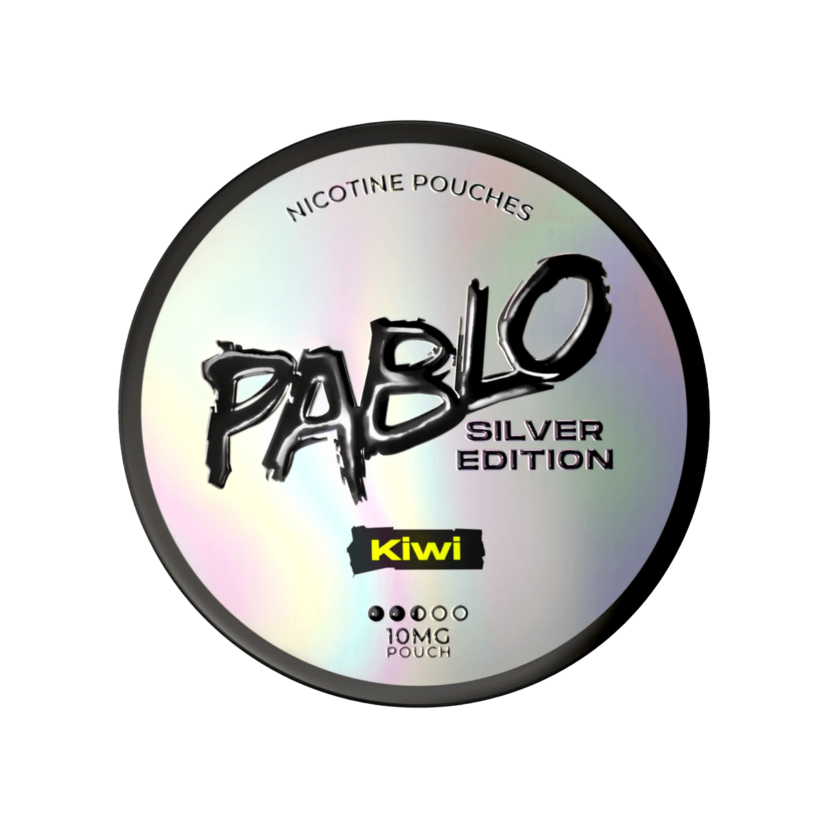 Pablo Silver Edition Kiwi Nicotine Pouches tin, 10.15mg slim pouches