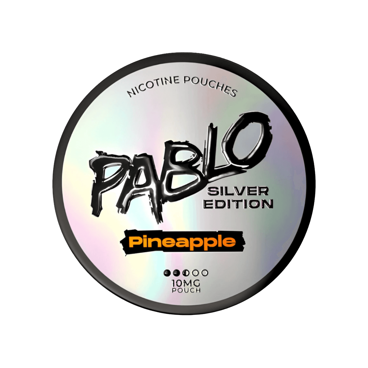 Pablo Silver Edition Pineapple Nicotine Pouches tin, 10.15mg slim pouches