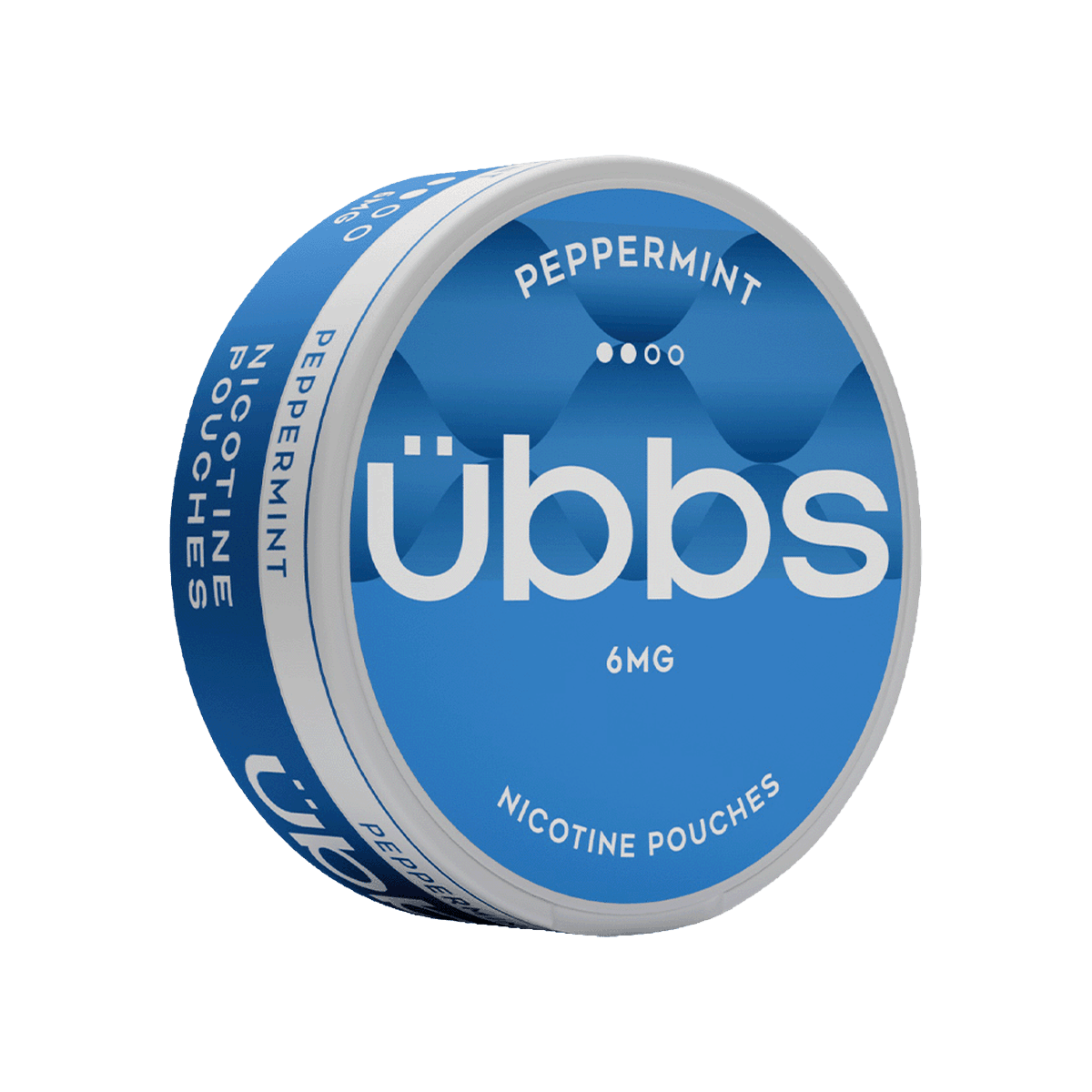 Peppermint Nicotine Pouches by Ubbs tin