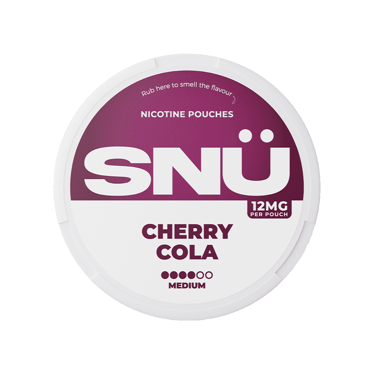 Snu Cherry Cola Nicotine Pouches tin