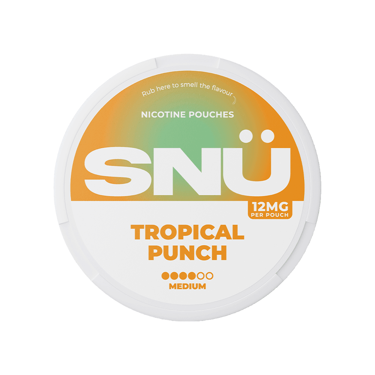 Snu Tropical Punch Nicotine Pouches tin