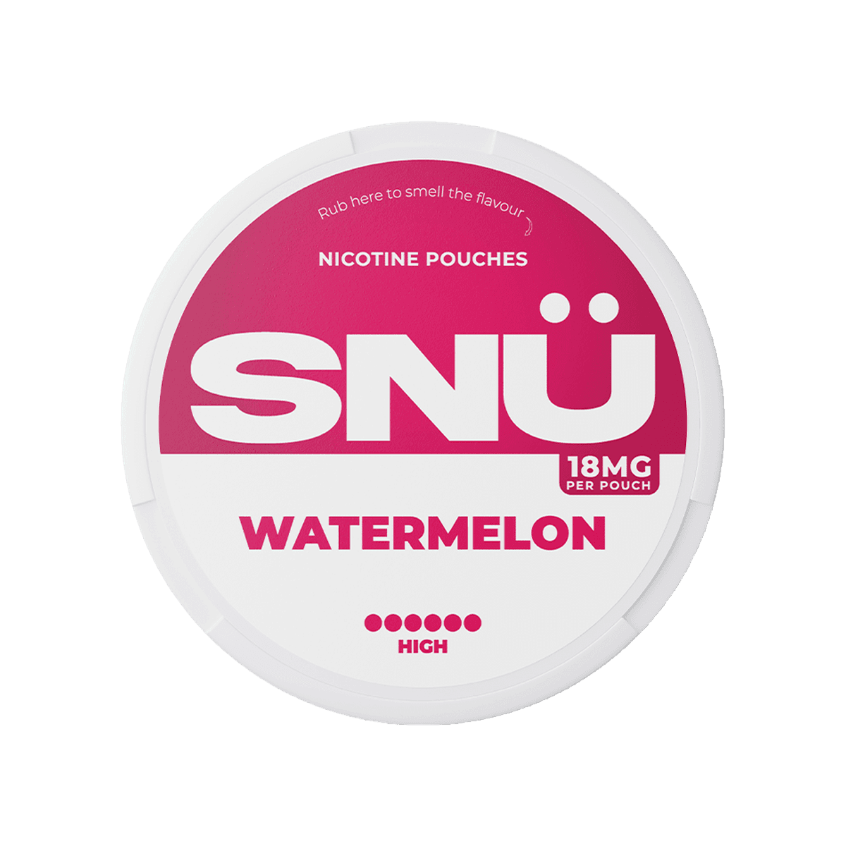 Snu Watermelon Nicotine Pouches tin