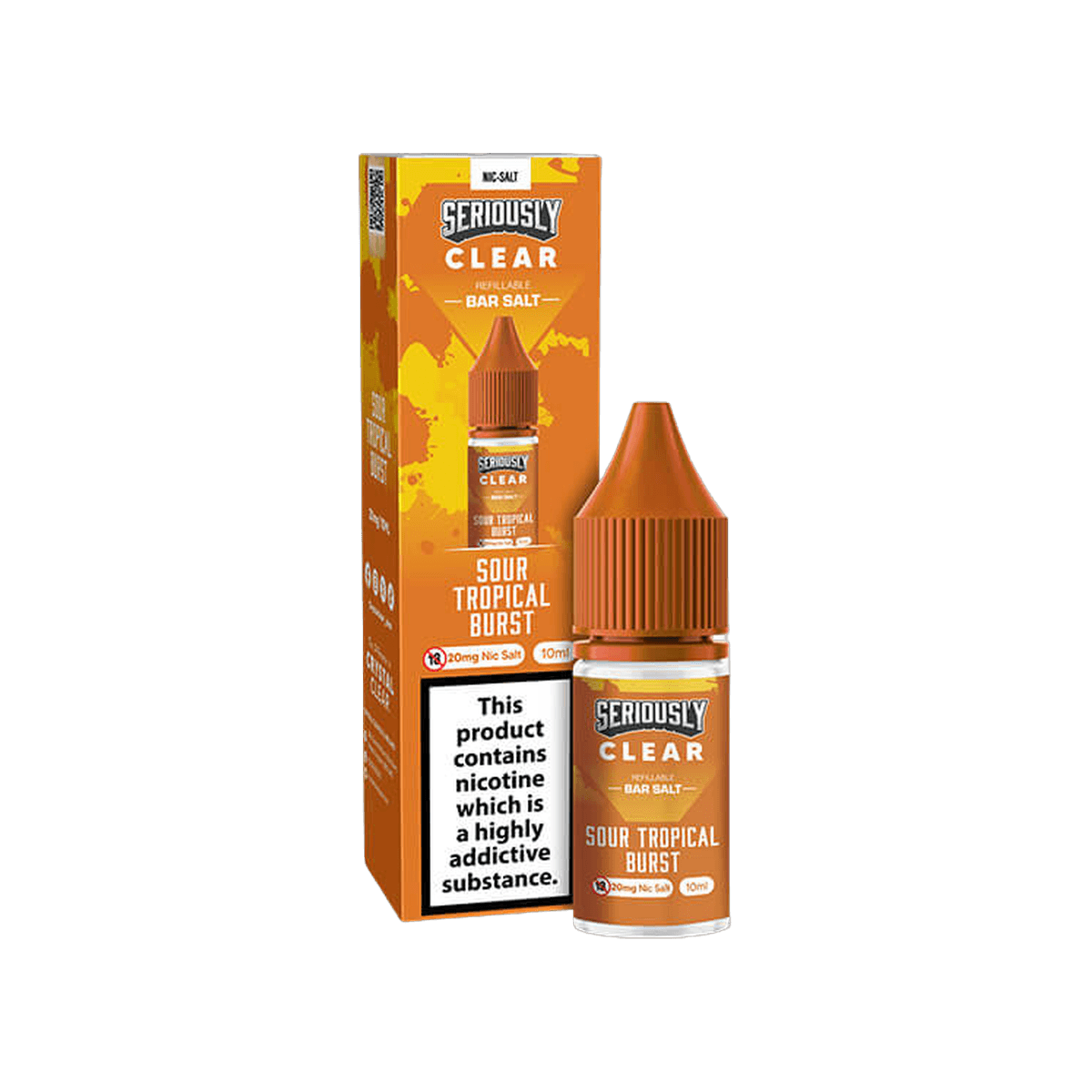 Sour Tropical Burst Nic Salt E-Liquid by Seriously Clear - E-Liquids