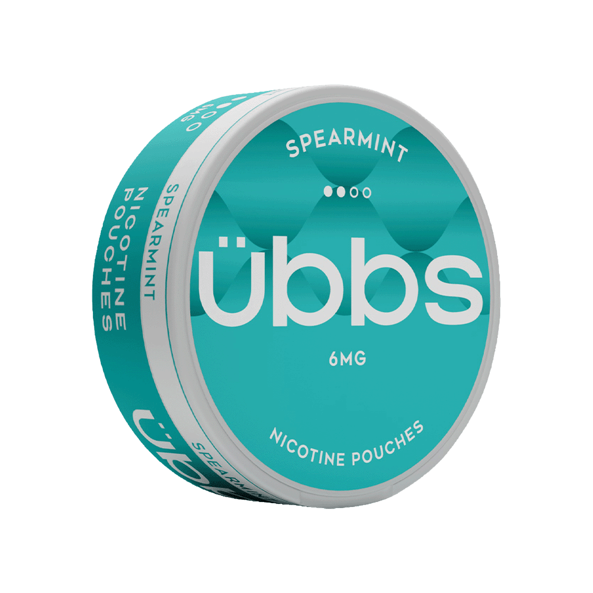 Spearmint Nicotine Pouches by Ubbs tin