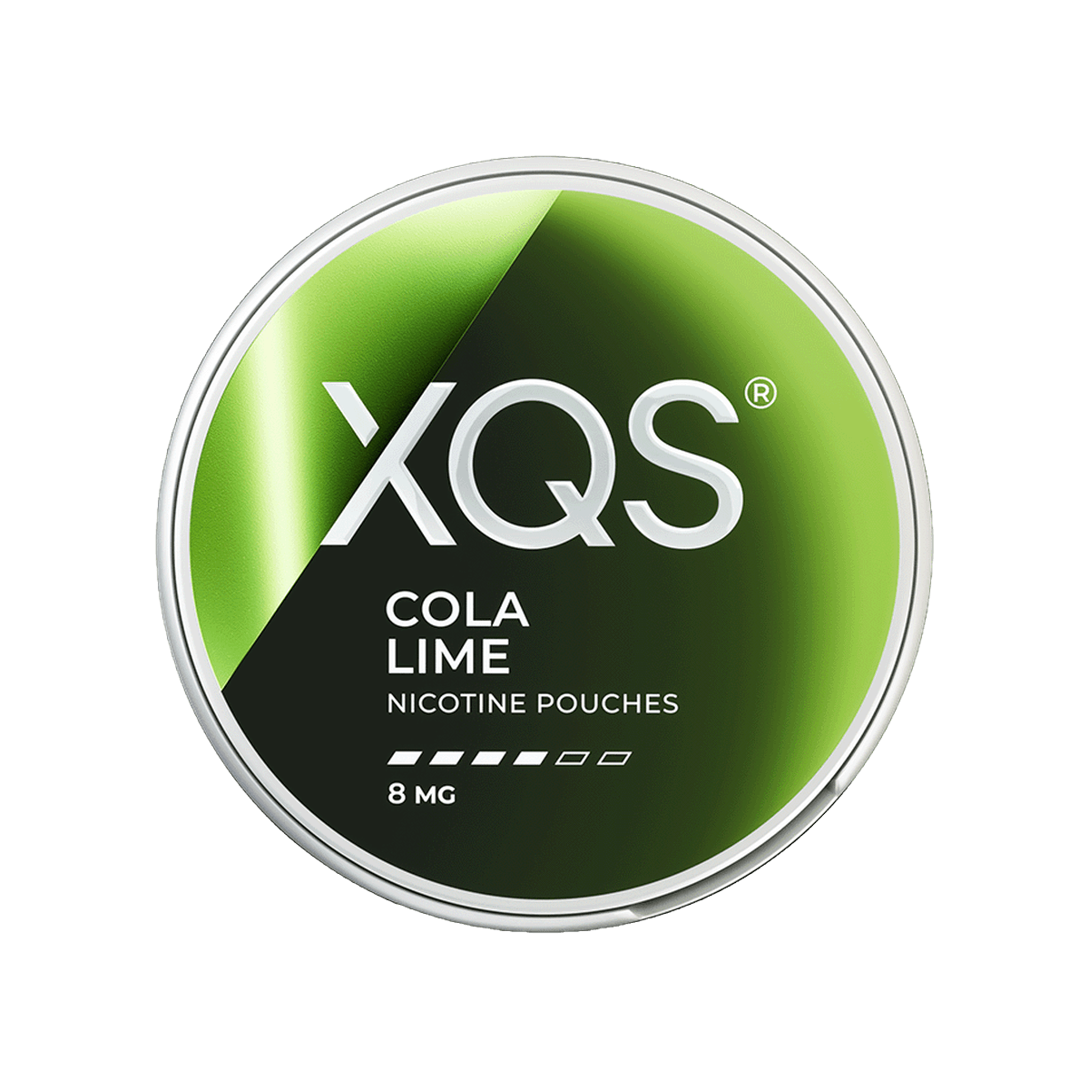 XQS Cola Lime Nicotine Pouches tin