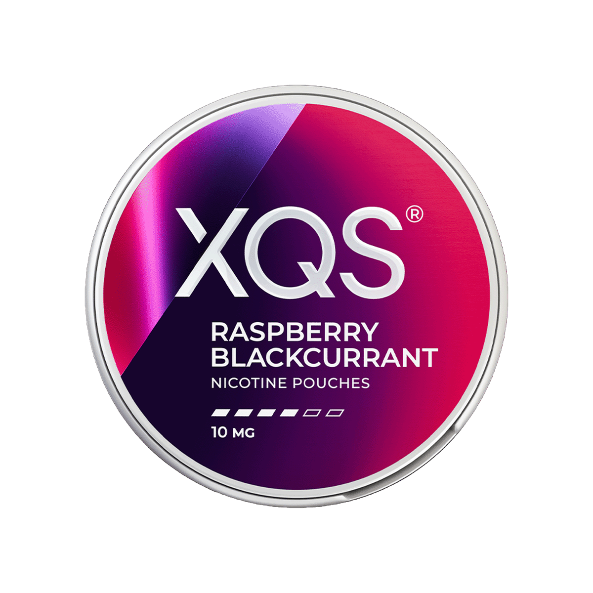 XQS Raspberry Blackcurrant Nicotine Pouches tin