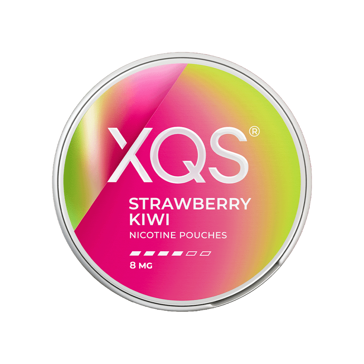 XQS Strawberry Kiwi Nicotine Pouches tin