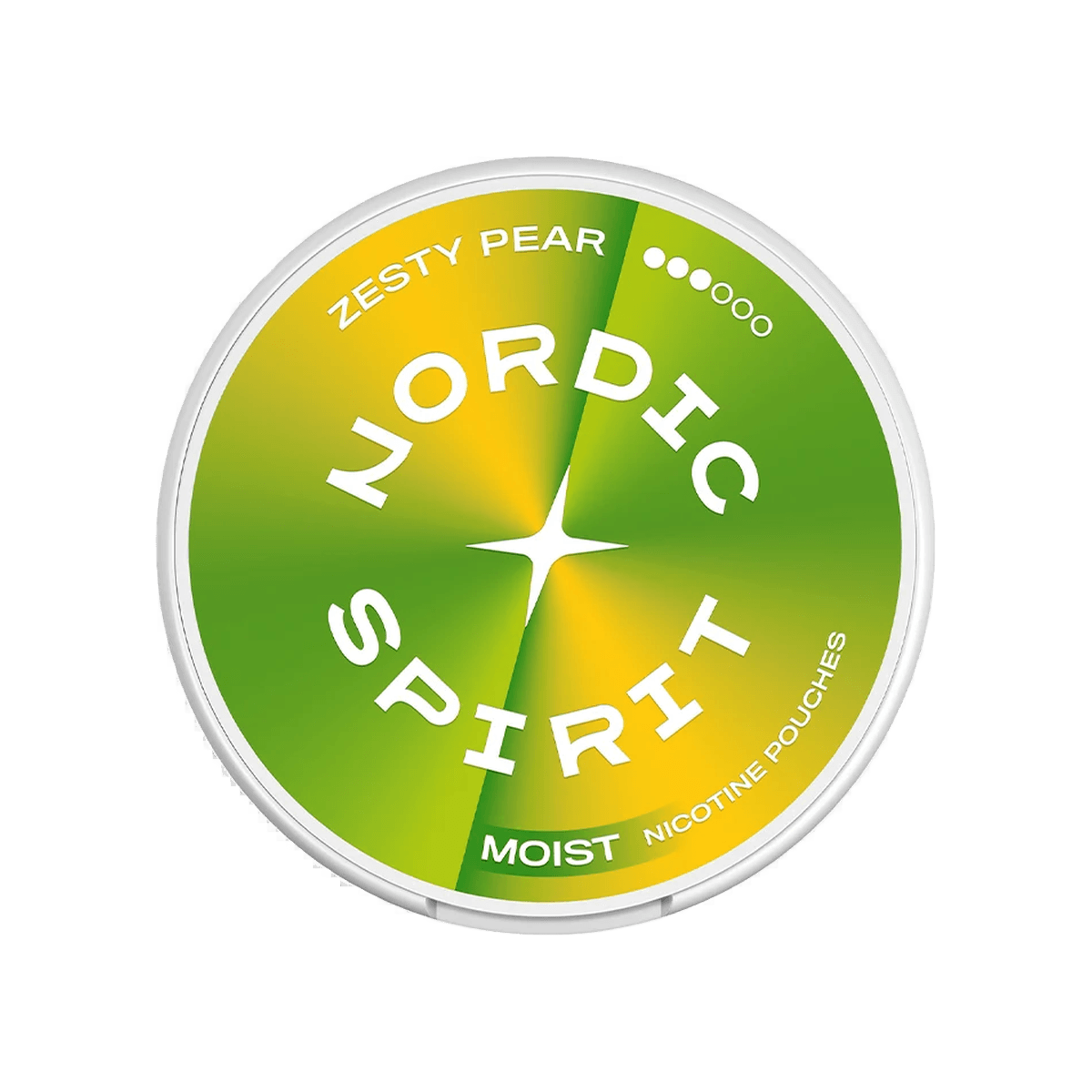 Zesty Pear Nicotine Pouches by Nordic Spirit tin