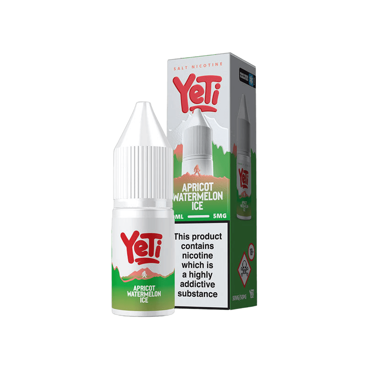 Apricot Watermelon Ice Nic Salt E-Liquid by Yeti Summit Series - E-Liquids