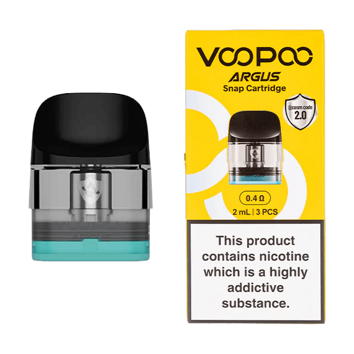 Voopoo Argus Snap Replacement Pods with retail box