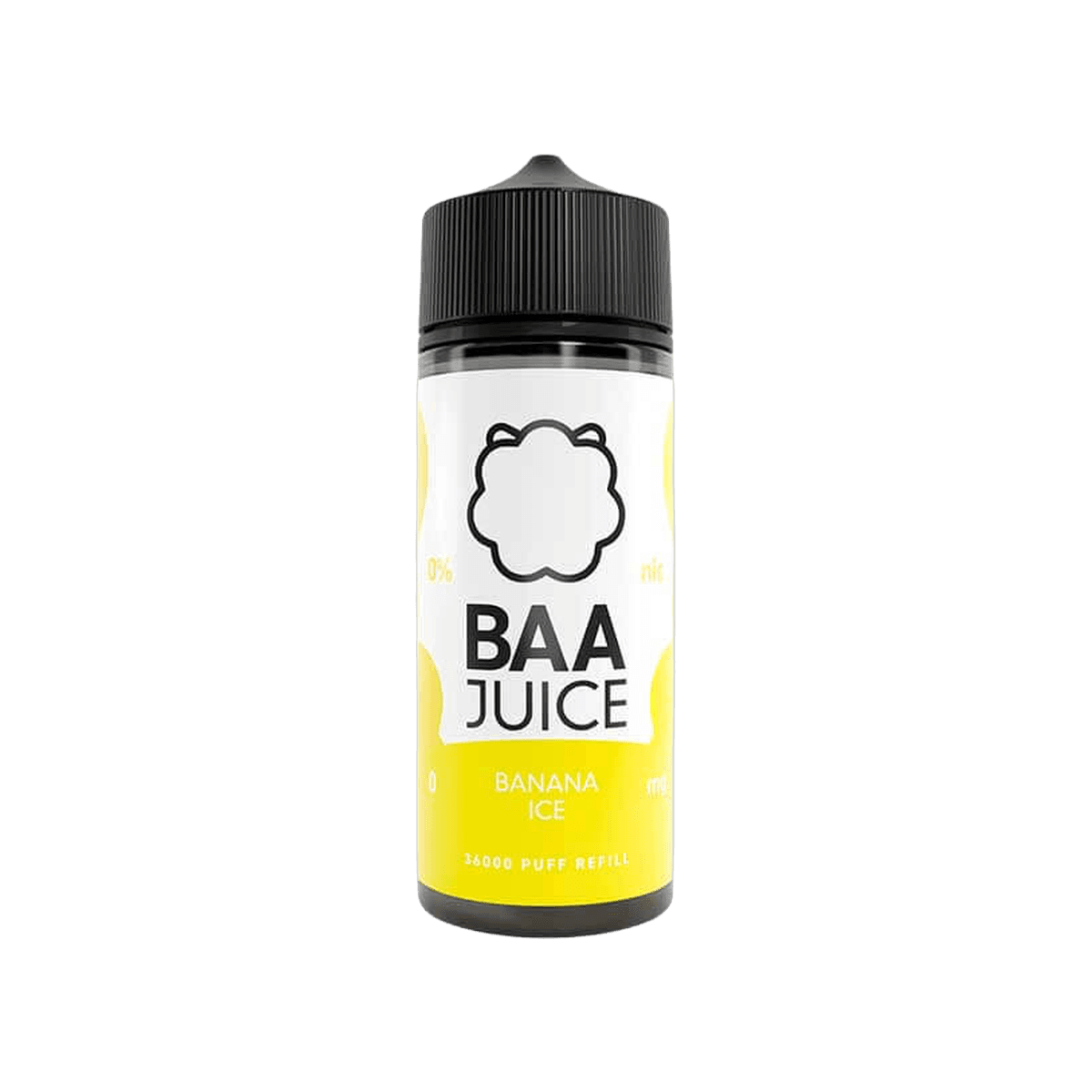 Banana Ice 100ml Shortfill E-Liquid by Baa Juice
