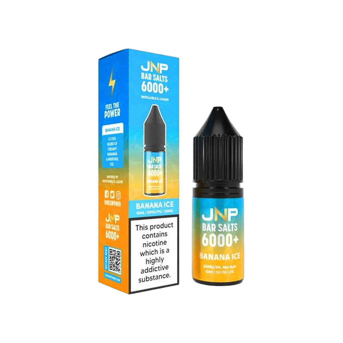 Banana Ice Bar Salts Nic Salt E-Liquid by Juice N Power - E-Liquids