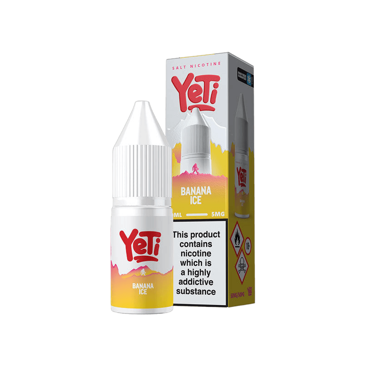 Banana Ice Nic Salt E-Liquid by Yeti Summit Series - E-Liquids