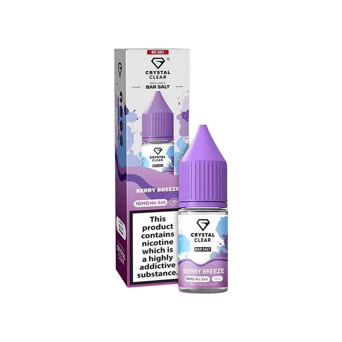 Berry Breeze Nic Salt E-Liquid by Crystal Clear