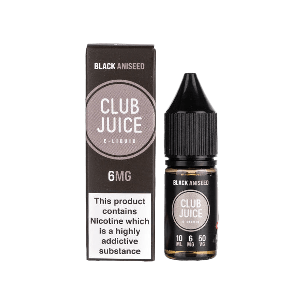 Black Aniseed 50/50 E-Liquid by Club Juice